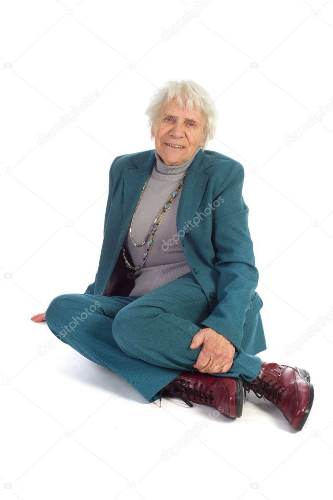 Portrait old woman