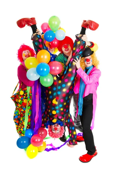 Happy clowns — Stock Photo, Image