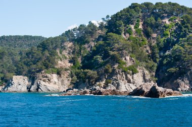 costa brava İspanya sahilinde