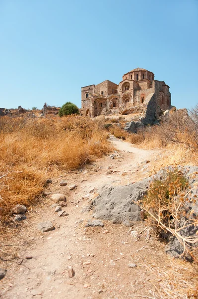 Monemvasia uptown w Grecji — Zdjęcie stockowe