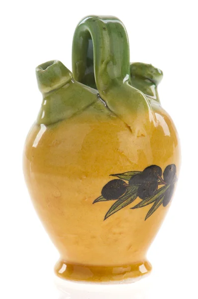 法国橄榄油的 jar — 图库照片