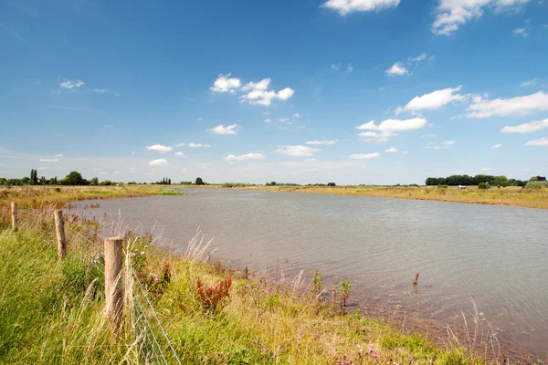 Nederlandse rivier — Stockfoto
