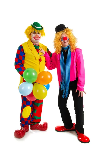 Щасливі клоуни — стокове фото