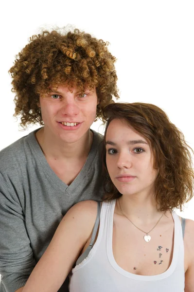 Jonge aantrekkelijke paar — Stockfoto
