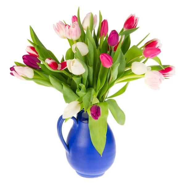 Colorful bouquet tulips — Stock Photo, Image
