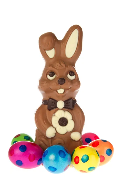 Easter hare from chocolate — Stock Photo, Image