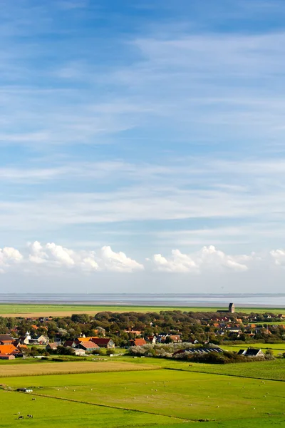 Typowa holenderska wieś hollum — Zdjęcie stockowe