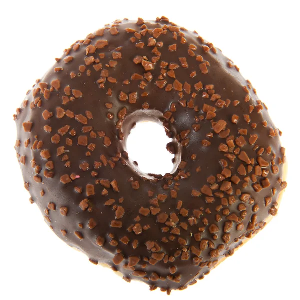 Шоколадный пончик — стоковое фото