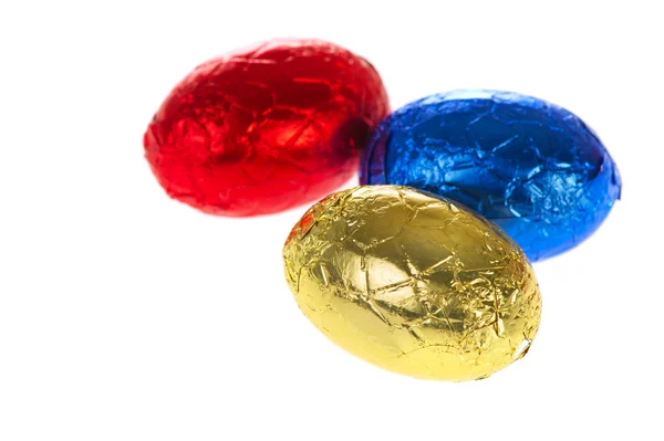 Húsvéti Csokoládébol készitet tojások — Stock Fotó