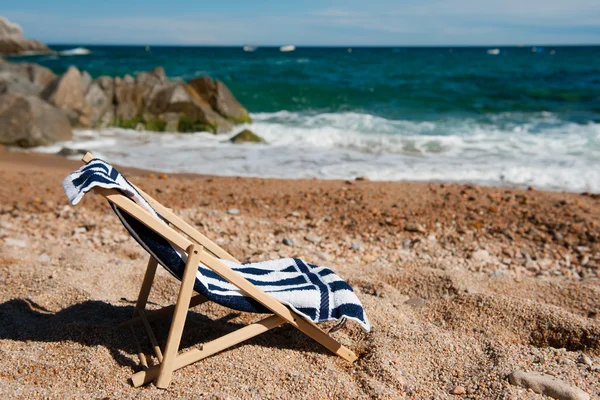 해변 의자이어 — 스톡 사진