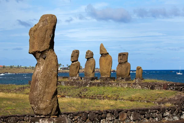 Moai på Påskön — Stock fotografie