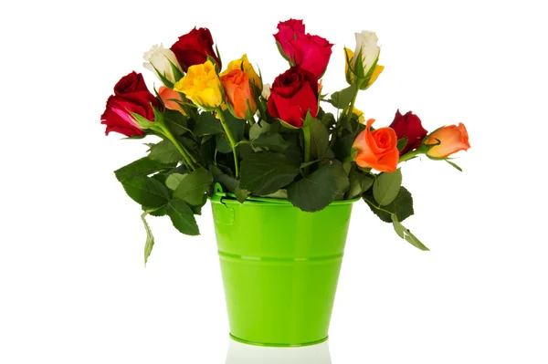 Barevné kytice růží — Stock fotografie