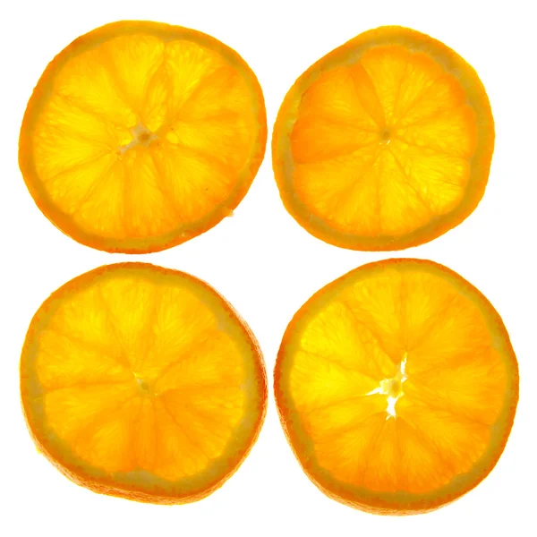 Rebanadas naranja — Foto de Stock