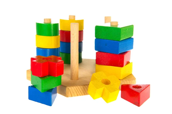 Fából készült bébi játékok — Stock Fotó