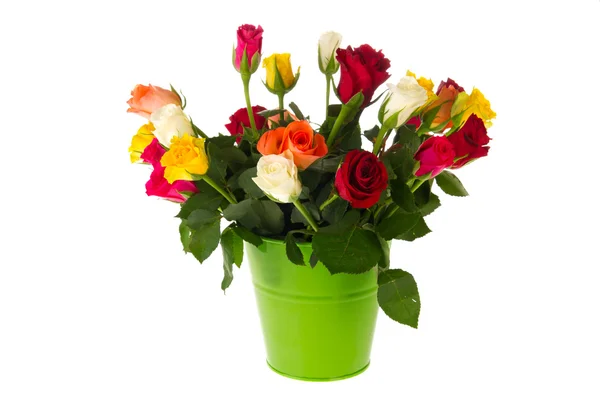 Barevné kytice růží — Stock fotografie