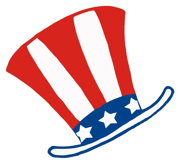 Cappello Patriottico Americano — Foto Stock