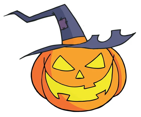Abóbora dos desenhos animados halloween — Fotografia de Stock
