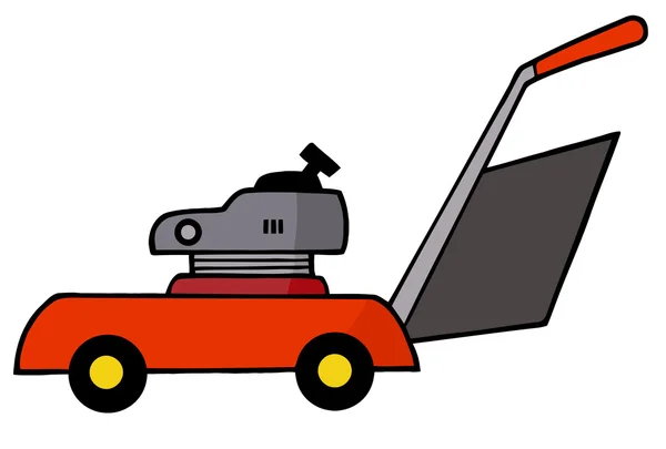 Red Lawn Mower Illustration — Stock Photo, Image