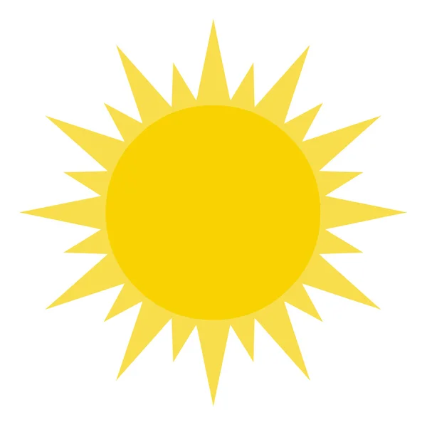 Sol Amarelo Brilhando — Fotografia de Stock