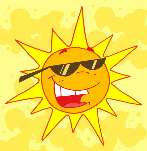 Illustrazioni del sole caldo — Foto Stock