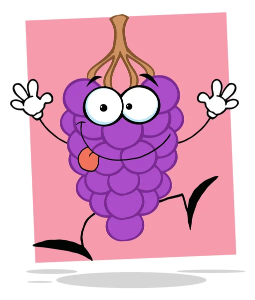 Stock image Happy Purple Grape