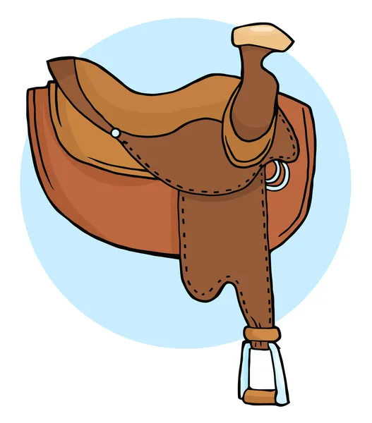 馬のサドルの図 — ストック写真