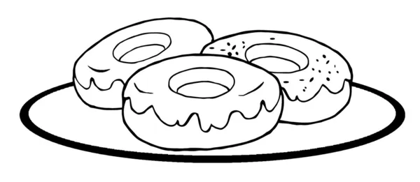 개요 도넛 — 스톡 사진