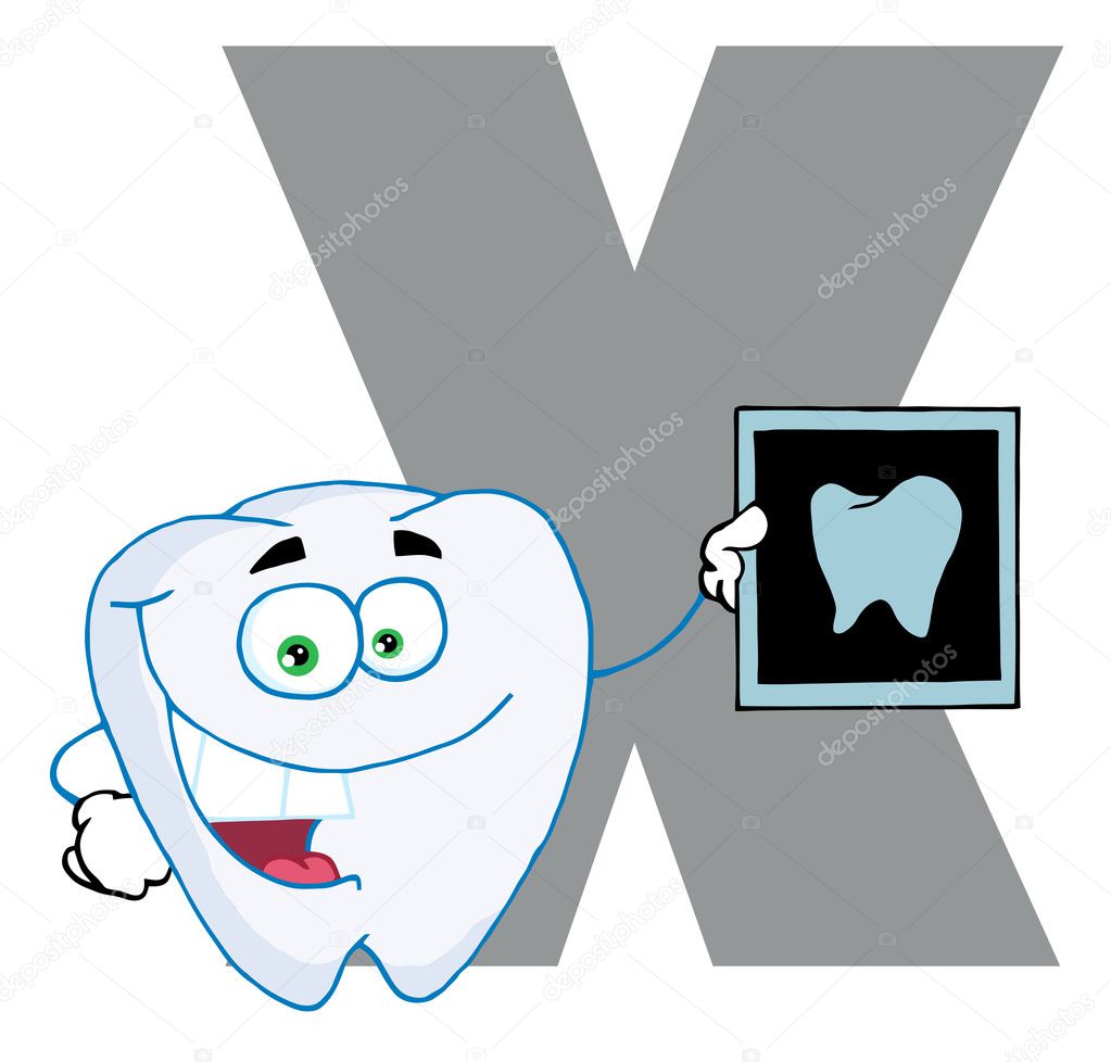 Letter X With A Dental X Ray Stock Photo By C Hittoon