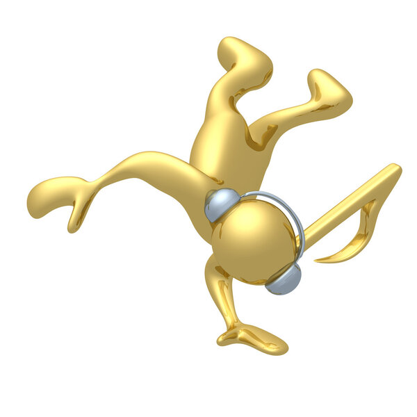 Создал 3D-изображения - Танцор
 .