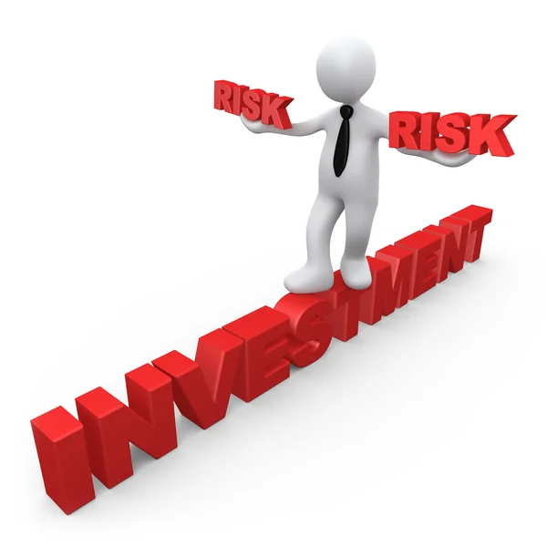 Befektetési kockázat — Stock Fotó