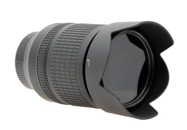 Lens with hood clipart