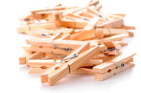 stock image Wooden Clothespins