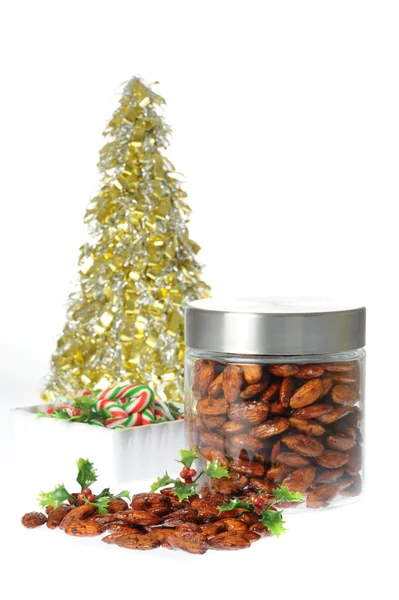 Spicy Candied Almonds — Stock Photo, Image