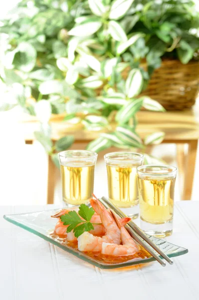 Oriental Shrimp Appetizer — Stock Photo, Image