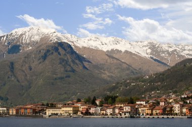 View on Gravedona, Lake Como, Italy clipart