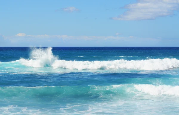 Wellen im Atlantik, Naturhintergrund — Stockfoto