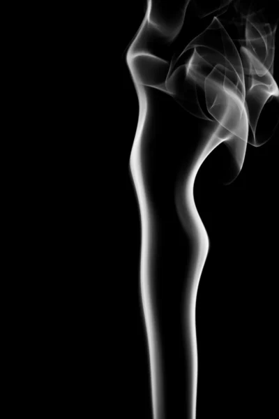 Rauchschwaden in Form einer Frau lizenzfreie Stockfotos