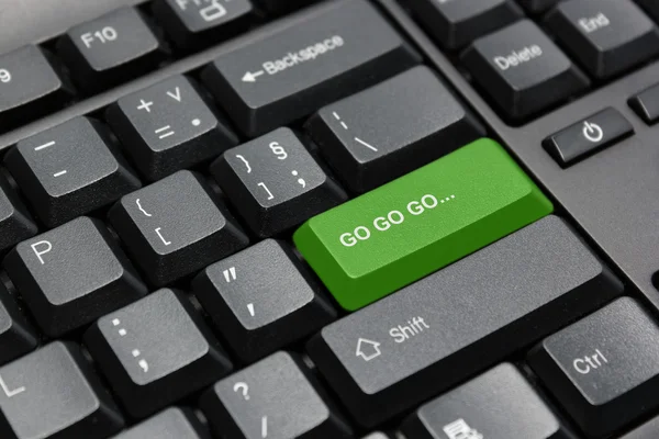 Go go go button — Stock Photo, Image