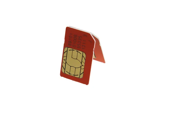 Two red sim — Stock Photo, Image