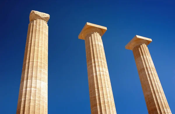 Columns Historic Landmark Rhodes Greece — Stock Photo, Image