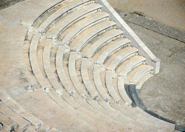 Detalhe Escadaria Circular Histórica Rodes Grécia — Fotografia de Stock