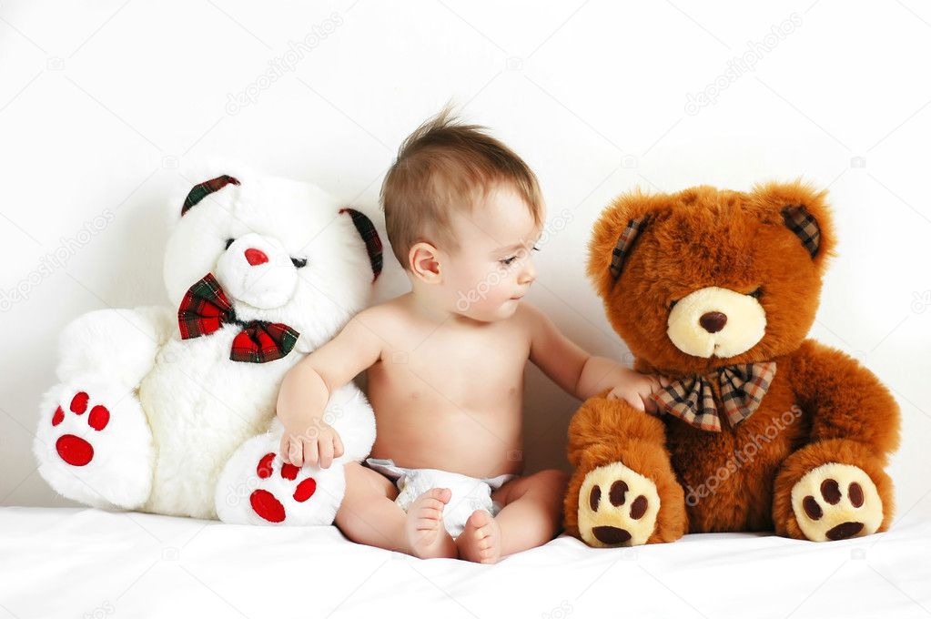 Boy and bears