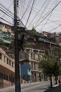 valparaiso - pitoresk teneke gibi evler gecekondu