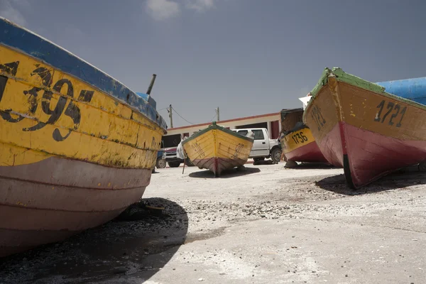 Barcos Playa Dique Seco — Foto de Stock