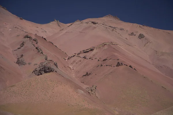 Andes at the pass between Chile and Argentina — Stock Photo, Image