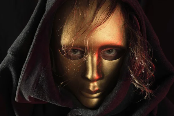 Altın maske. — Stok fotoğraf