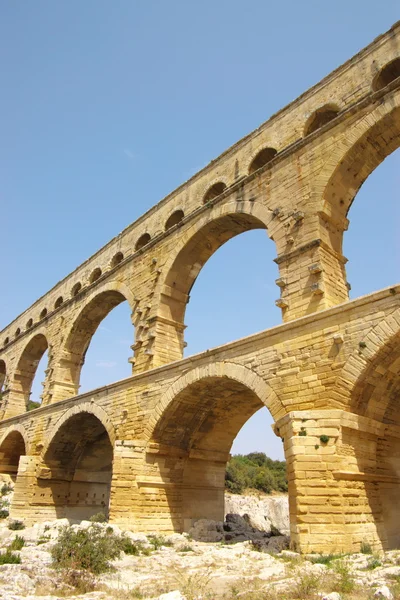 Pont du garde rzymski most — Zdjęcie stockowe