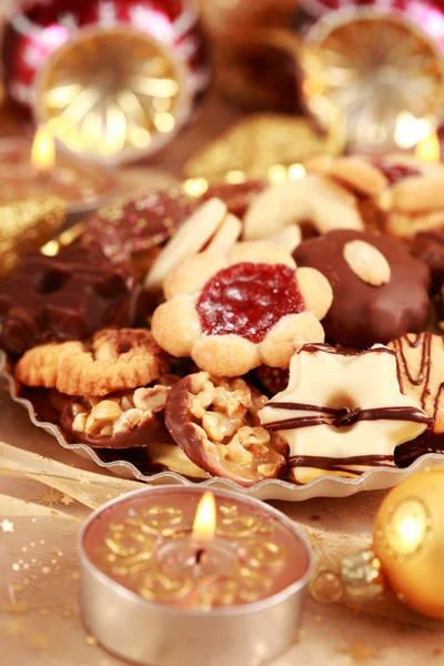 Νόστιμα μπισκότα Χριστουγέννων — Φωτογραφία Αρχείου