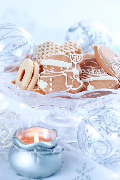 Рождественские пряники и печенье — стоковое фото