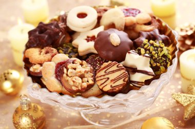 Delicious Christmas cookies clipart